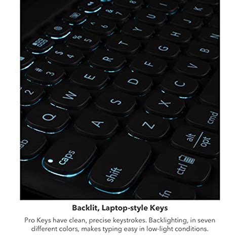 Zagg Pro Keys Detachable Case And Wireless Keyboard With Trackpad For