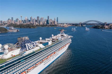 P O Australia Cruise Ship Arrives In Sydney For The First Time