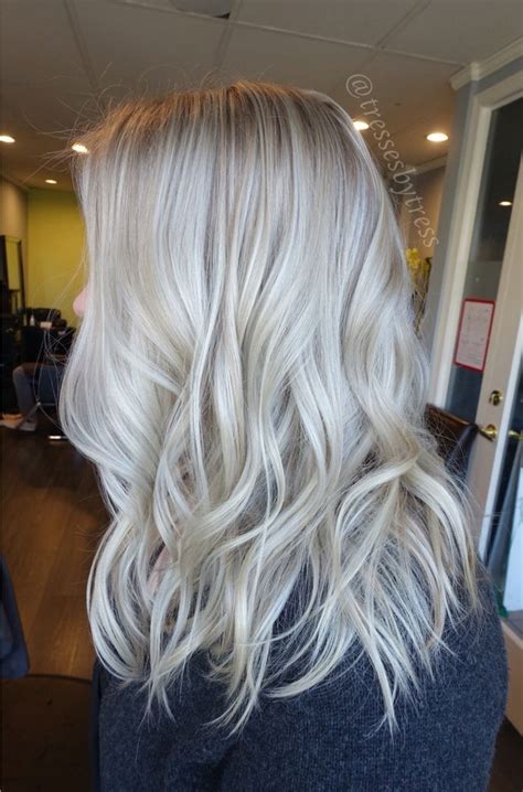 There's more than one way to maintain your hair and keep it looking vibrant for longer. Platinum white blonde balayage beach waves | Ash blonde ...