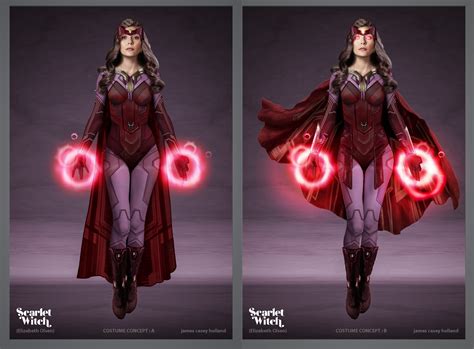 Artstation Scarlet Witch Costume Concept