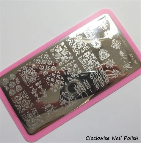 The Clockwise Nail Polish Born Pretty Bp L007 Stamping Plate Review