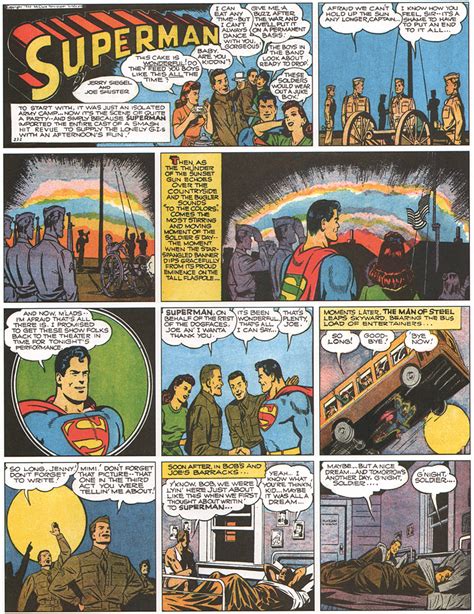 Superman Comic Strip Page