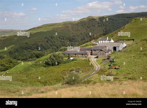 Remote Welsh Farm In Cambrian Mountains Near Devils Bridge Ceredigion
