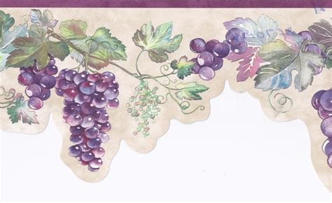 48 Grape Border Wallpaper