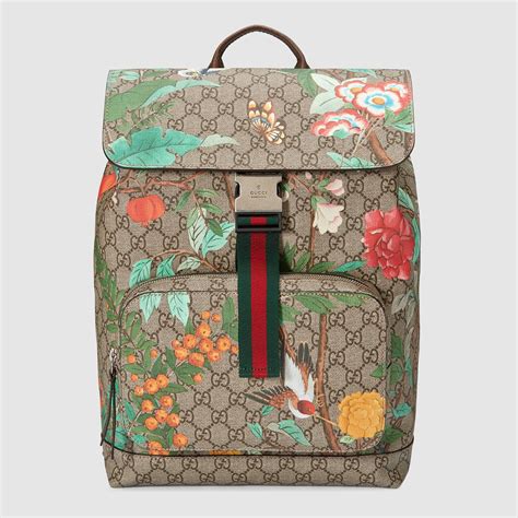 Gucci Tian Gg Supreme Backpack In Multicolor Lyst