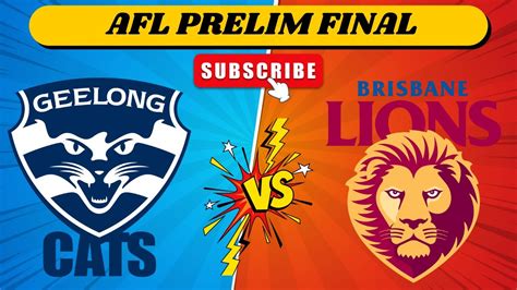 2022 Afl Preliminary Final Preview And Tips Geelong Vs Brisbane Youtube