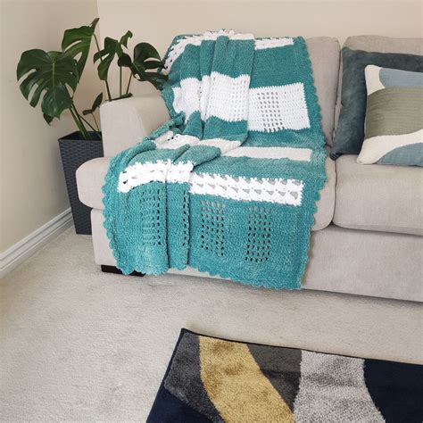 Easy Crochet King Size Blanket For Beginners Fosbas Designs