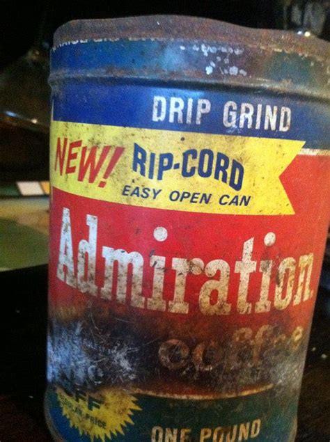 Rusty Admiration Coffee Can Etsy Canning Coffee Cans Coffee