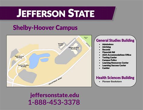 Shelby Hoover Campus Map Jefferson State Community College