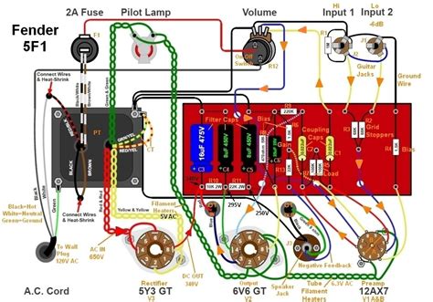 Simple Solid State Guitar Amp Schematic