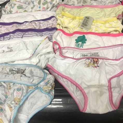 Various Handm Disney Etc Accessories Girls Panties 7 Piece Lot New Various Brands Poshmark