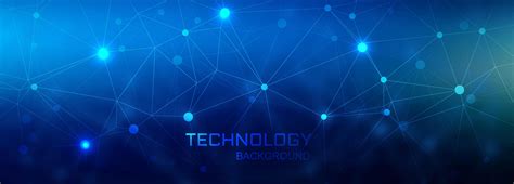 Digital Connecting Banner Technology Polygon Background 693768 Vector