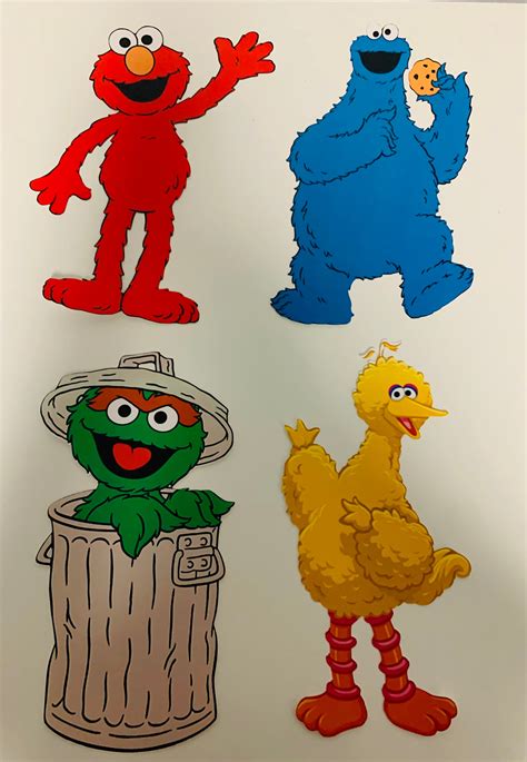 Sesame Street Cutouts Printable