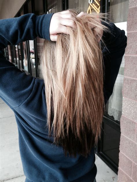 Pin By Ireland Coyne On Blonde Blonde Hair With Brown Underneath