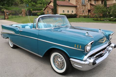 1957 Chevrolet Bel Air Convertible Dual Quad 283 3 Speed For Sale On