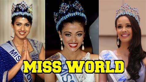 Top 10 Most Beautiful Miss World