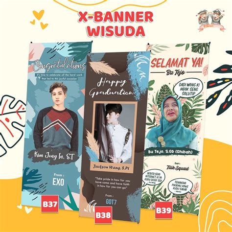 Jual Cetak Banner Xbanner Kelulusan Individu Ii Shopee Indonesia