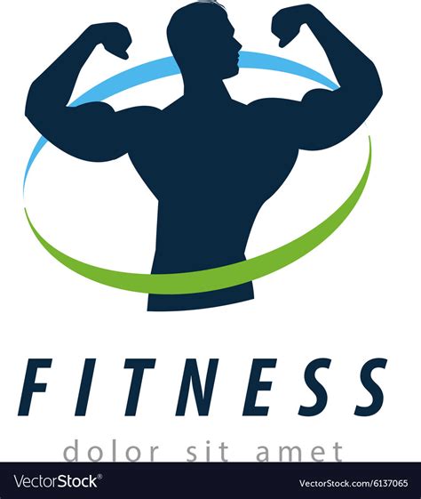 Fitness Logo Design Template Health Or Gym Vector Image