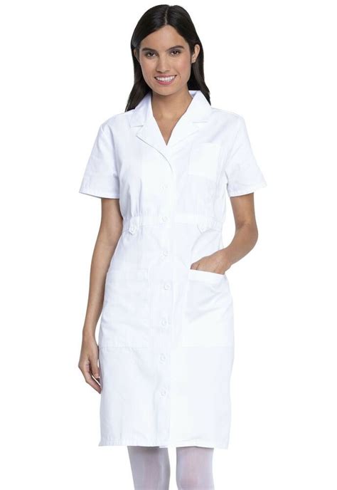 Dickies Medical Womens 38 White Dress Scrub Size Medium Nwt Dickies