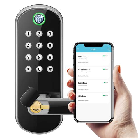 Buy Smart Lock Samtecht Keyless Entry Door Lock Fingerprint Door Lock