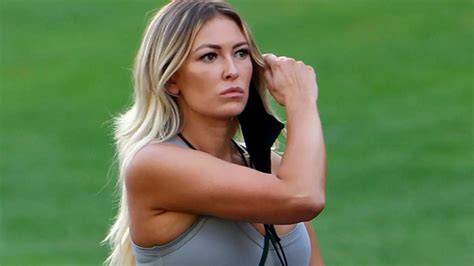 Paulina Gretzky Attends Masters In Support Of Fiancé Dustin Johnson