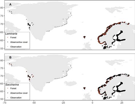 Frontiers Kelp Forest Distribution In The Nordic Region