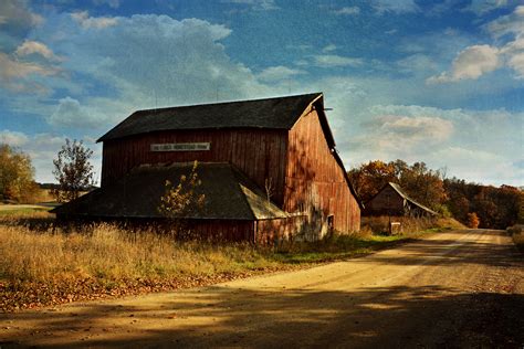 Red Barn Back To Iowa For A Red Barn Textures By Oh So Po Flickr