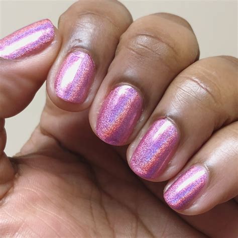 Pink Holographic Nails Pink Holographic Nails Nails Holographic Nails