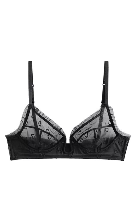 Buy Other Stories Sheer Dotted Underwire Bra Online Zalora