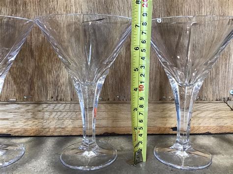 Martini Glasses Set Of 4 Crystal Bohemia Cocktail Martini Etsy