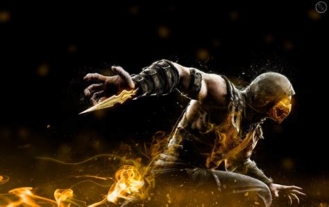 45 Mortal Kombat X Scorpion Wallpaper Wallpapersafari