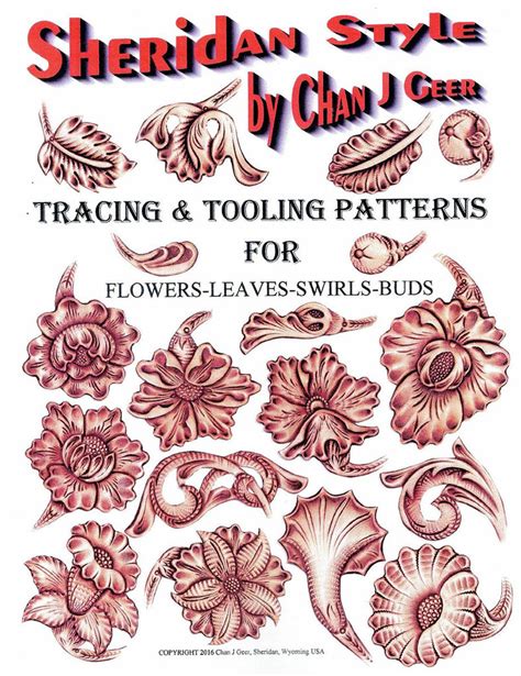 Sheridan Style Patterns For Flowers And Leaves Pro Leather Carvers