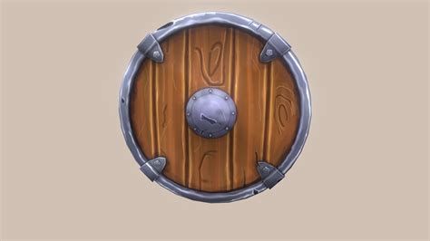 Hand Painted Shield Download Free 3d Model By Companioncube D8ed2b4