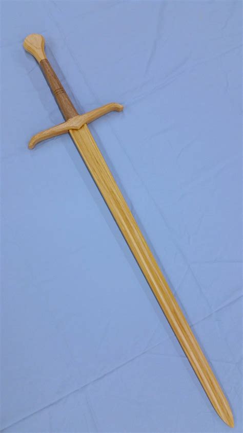 Classic Longsword Wooden Sword Functional Art Etsy