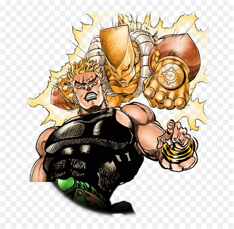 Za Warudo Fan Art Png Download Dio Jojo Road Roller Transparent