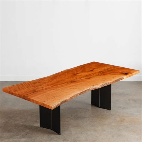 Cherry Dining Table No 327 Elko Hardwoods Modern Live Edge Furniture Dining And Coffee