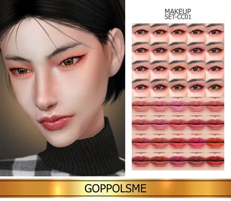 Gpme Gold Makeup Set Cc01 Download At Goppolsme Patreon No Ad