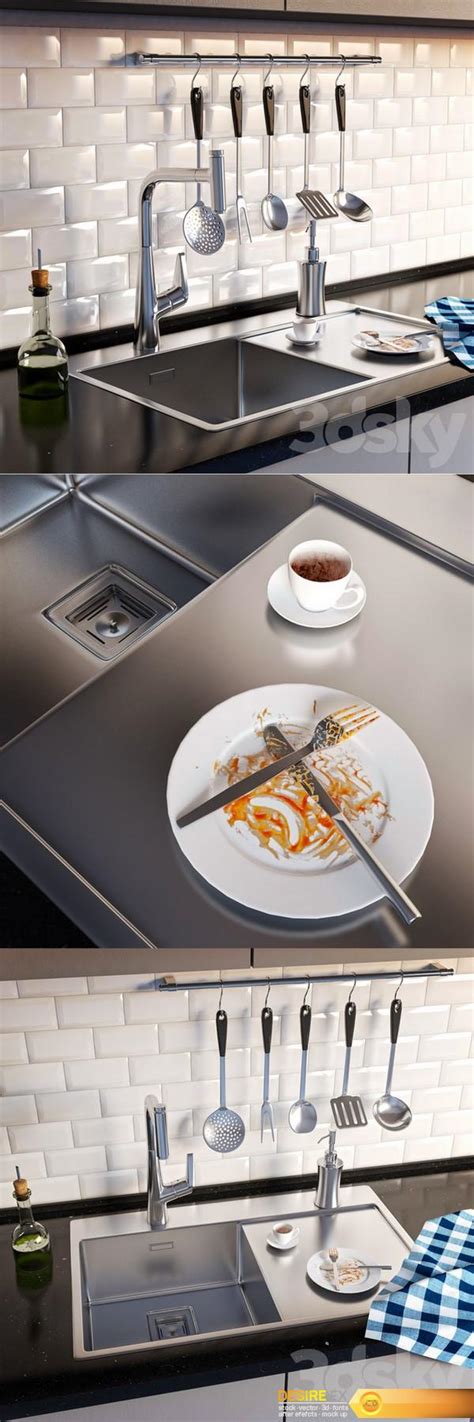 Desire Fx 3d Models Complete Kitchen Sink Artinox