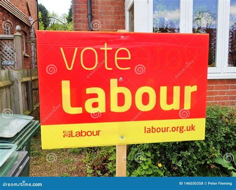 Labour Party Election Sign Editorial Stock Photo Image Of Britain