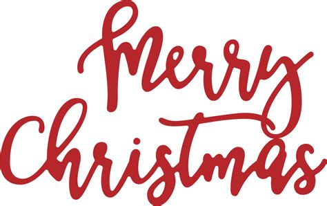 Merry Christmas Word Svg Cut File Snap Click Supply Co