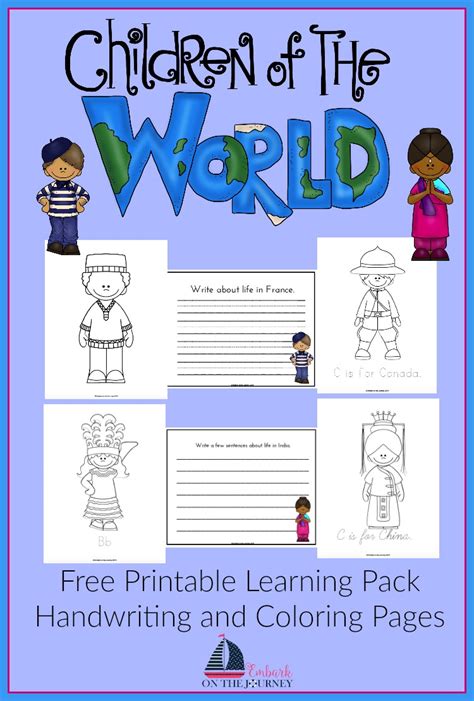 Free Children Of The World Printable