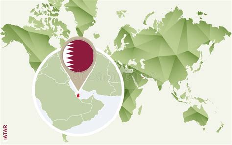 Infographic Para Qatar Mapa Detallado De Qatar Con La Bandera