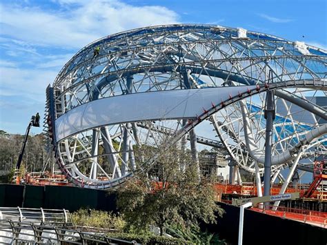 Huge Progress On Tron Coaster Canopy