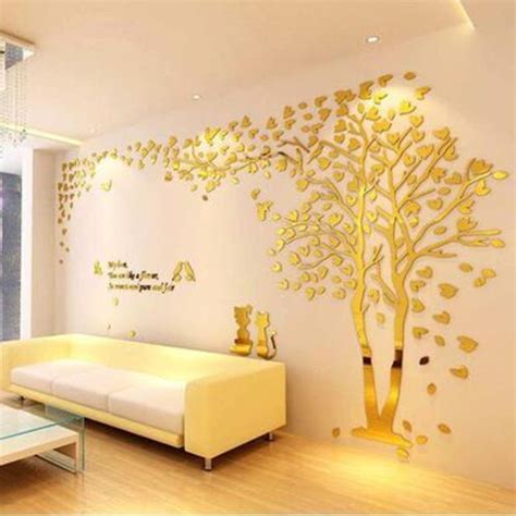 Couple Tree 3d Acrylic Stereo Creative Wall Stickers My Aashis