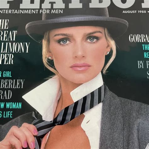Playboy Magazine August Kimberley Conrad Helle Michaelsen Vintage