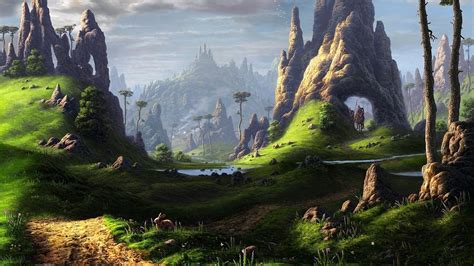 Image Result For Fantacy Sceneries Fantasy Landscape Fantasy Art
