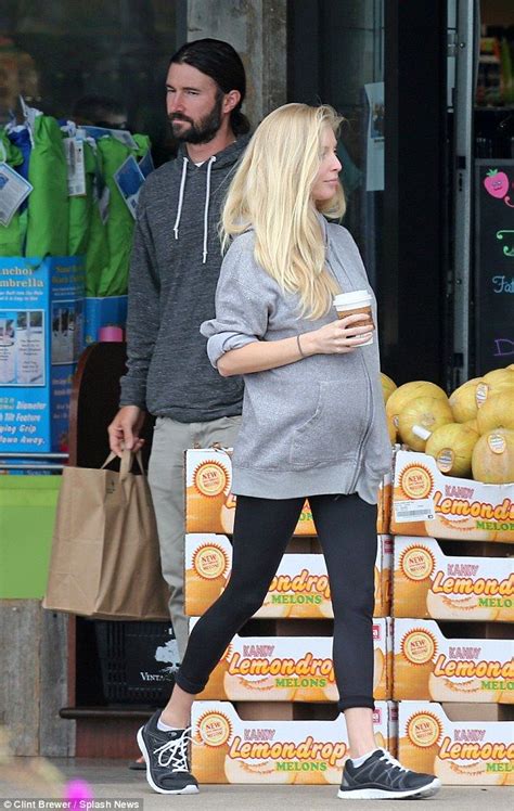 Baby Makes Three Leah Jenner Showed Off Her Growing Baby Bump As She