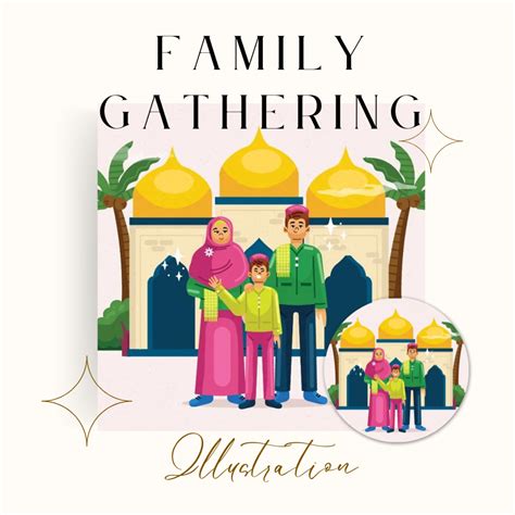 Family Gathering Illustration – MasterBundles