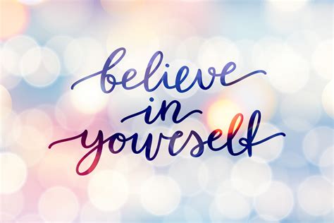 Believe In Yourself 5 Cards Graphic Objects ~ Creative Market