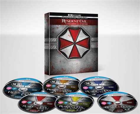 resident evil the complete collection 4k ultra hd blu ray free shipping over £20 hmv store